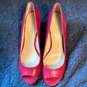 Nine West Peep Toe Wedges